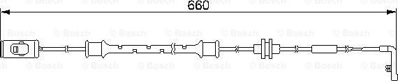 BOSCH 1 987 474 972 - Warnkontakt, Bremsbelagverschleiß alexcarstop-ersatzteile.com