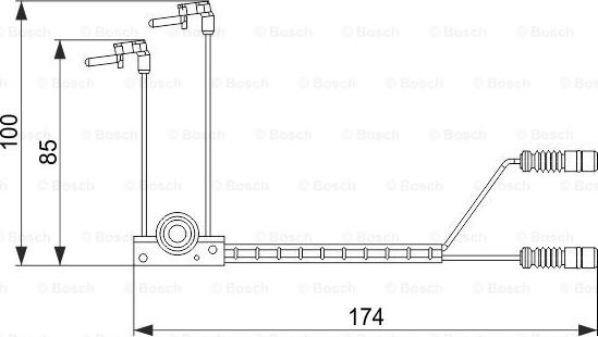 BOSCH 1 987 474 584 - Warnkontakt, Bremsbelagverschleiß alexcarstop-ersatzteile.com