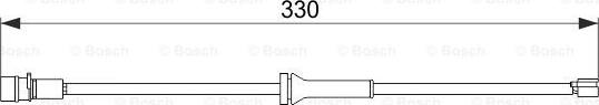 BOSCH 1 987 474 581 - Warnkontakt, Bremsbelagverschleiß alexcarstop-ersatzteile.com