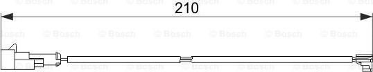 BOSCH 1 987 474 520 - Warnkontakt, Bremsbelagverschleiß alexcarstop-ersatzteile.com