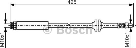 BOSCH 1 987 476 451 - Bremsschlauch alexcarstop-ersatzteile.com