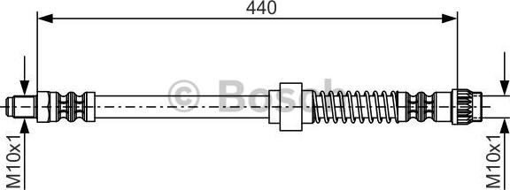 BOSCH 1 987 476 651 - Bremsschlauch alexcarstop-ersatzteile.com