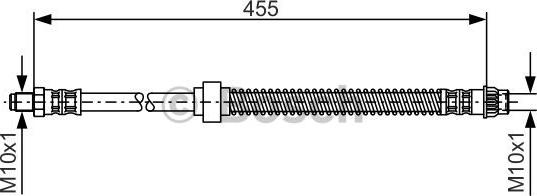 BOSCH 1 987 476 785 - Bremsschlauch alexcarstop-ersatzteile.com