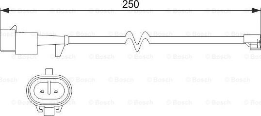 BOSCH 1 987 473 536 - Warnkontakt, Bremsbelagverschleiß alexcarstop-ersatzteile.com