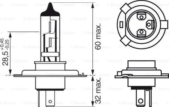 BOSCH 1 987 301 430 - Glühlampe, Fernscheinwerfer alexcarstop-ersatzteile.com