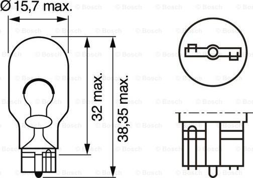 BOSCH 1 987 301 049 - Glühlampe, Blinkleuchte alexcarstop-ersatzteile.com