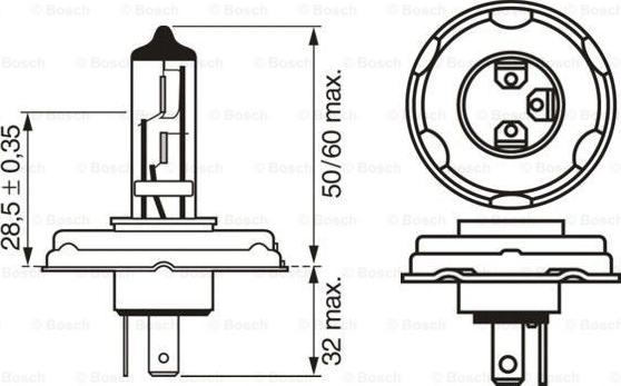 BOSCH 1 987 301 021 - Glühlampe, Fernscheinwerfer alexcarstop-ersatzteile.com