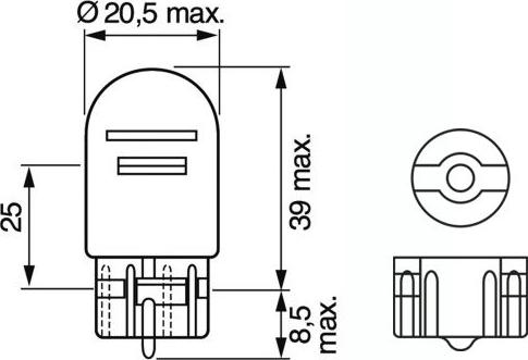 BOSCH 1 987 301 079 - Glühlampe, Blinkleuchte alexcarstop-ersatzteile.com