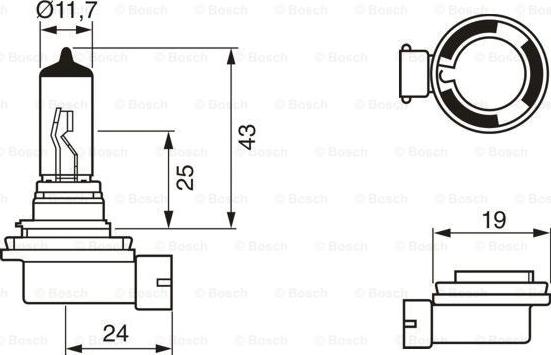 BOSCH 1 987 301 154 - Glühlampe, Fernscheinwerfer alexcarstop-ersatzteile.com