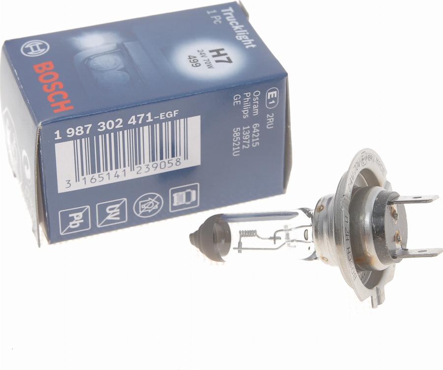 BOSCH 1 987 302 471 - Glühlampe, Fernscheinwerfer alexcarstop-ersatzteile.com