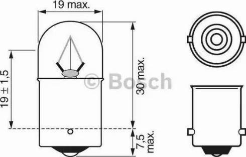 BOSCH 1 987 302 511 - Glühlampe, Instrumentenbeleuchtung alexcarstop-ersatzteile.com