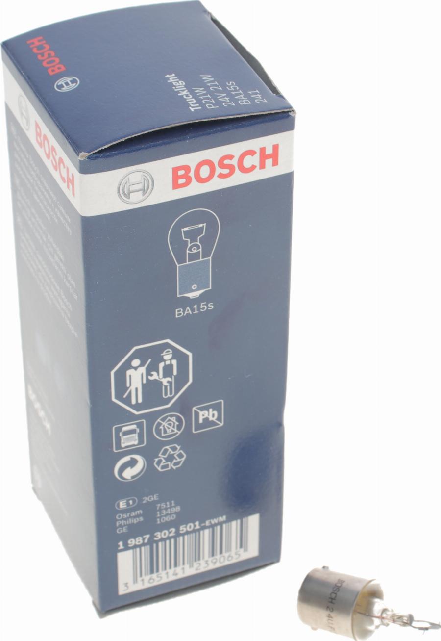 BOSCH 1 987 302 501 - Glühlampe, Blinkleuchte alexcarstop-ersatzteile.com