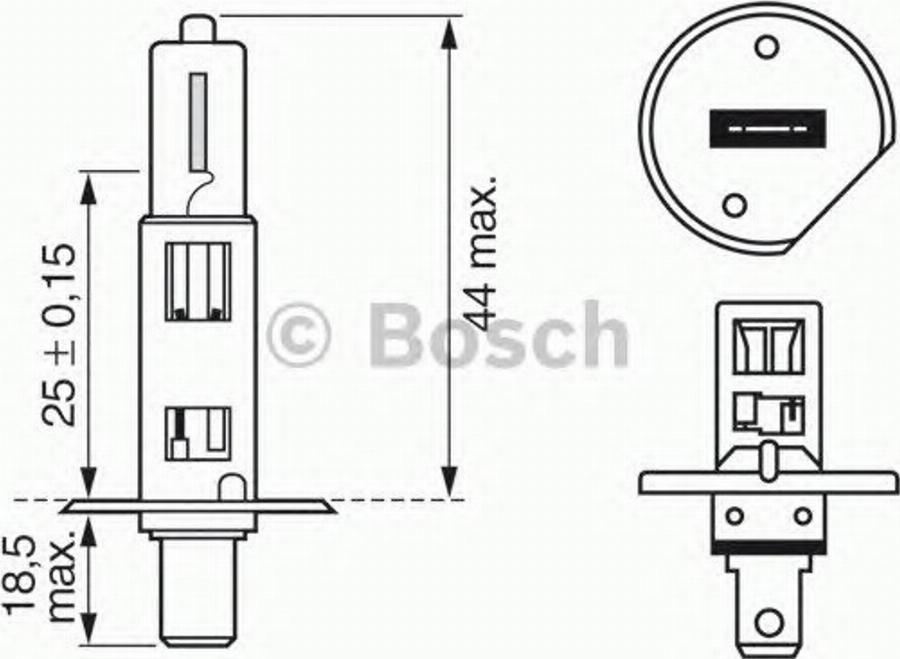 BOSCH 1987302013 - Glühlampe, Fernscheinwerfer alexcarstop-ersatzteile.com