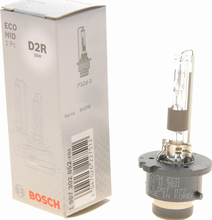 BOSCH 1 987 302 852 - Glühlampe, Hauptscheinwerfer alexcarstop-ersatzteile.com