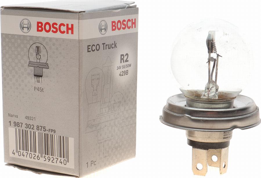 BOSCH 1 987 302 875 - Glühlampe alexcarstop-ersatzteile.com