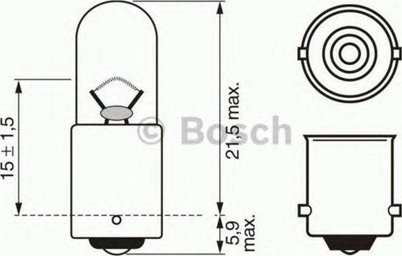 BOSCH 1 987 302 287 - Glühlampe alexcarstop-ersatzteile.com