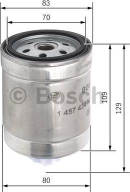 BOSCH 1 457 434 321 - Kraftstofffilter alexcarstop-ersatzteile.com