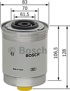 BOSCH 1 457 434 280 - Kraftstofffilter alexcarstop-ersatzteile.com