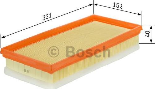 BOSCH 1 457 433 596 - Luftfilter alexcarstop-ersatzteile.com