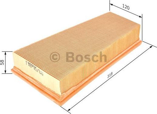 BOSCH 1 457 433 543 - Luftfilter alexcarstop-ersatzteile.com