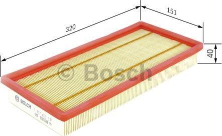 BOSCH 1 457 433 317 - Luftfilter alexcarstop-ersatzteile.com