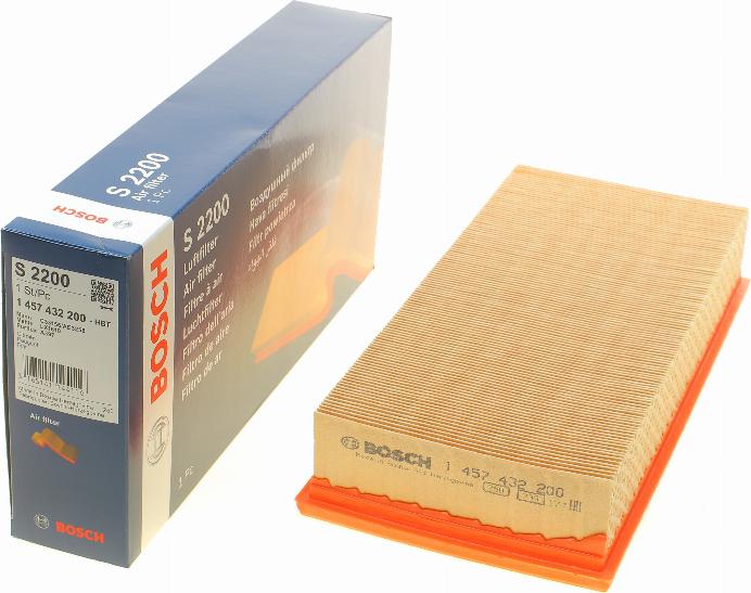 BOSCH 1 457 432 200 - Luftfilter alexcarstop-ersatzteile.com