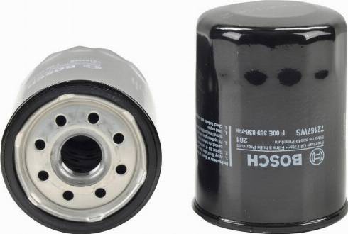 BOSCH F 00E 369 838 - Ölfilter alexcarstop-ersatzteile.com