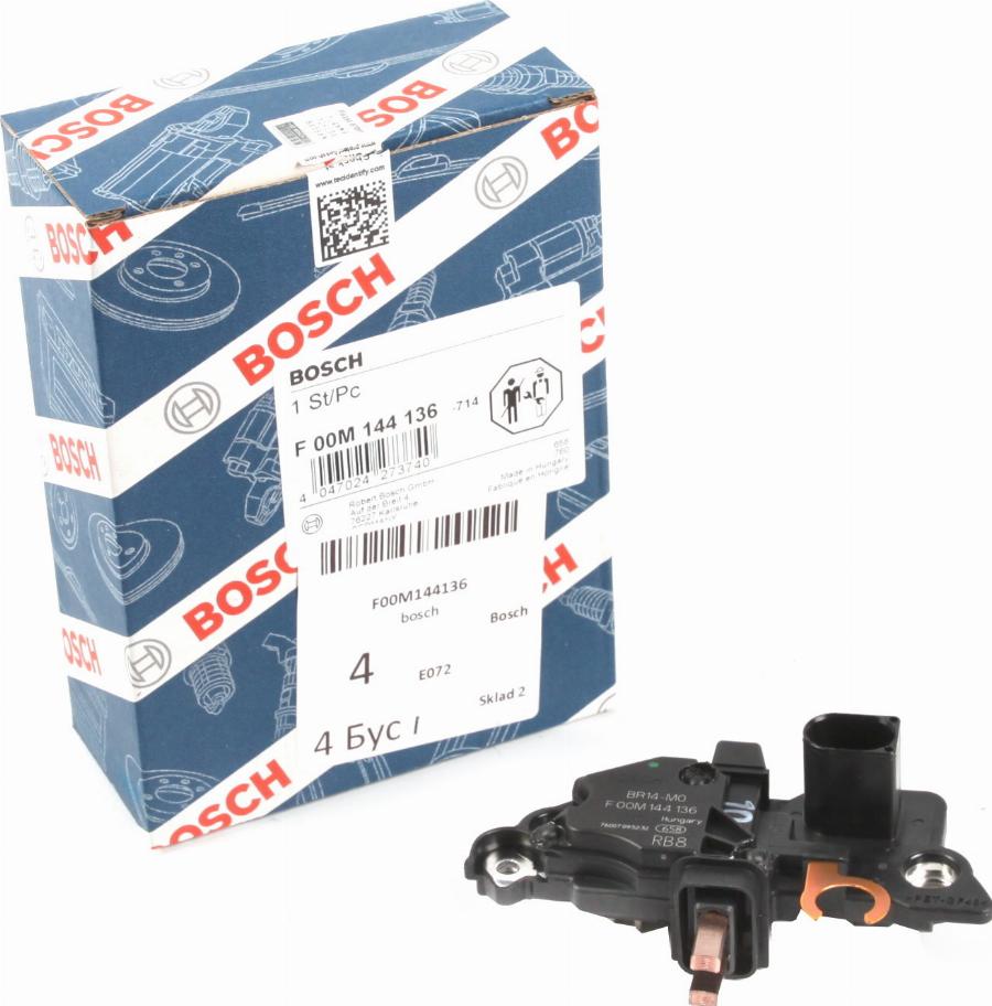 BOSCH F 00M 144 136 - Generatorregler alexcarstop-ersatzteile.com