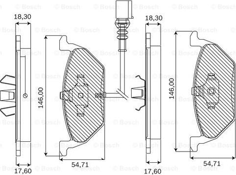 BOSCH F 03B 050 025 - Bremsbelagsatz, Scheibenbremse alexcarstop-ersatzteile.com