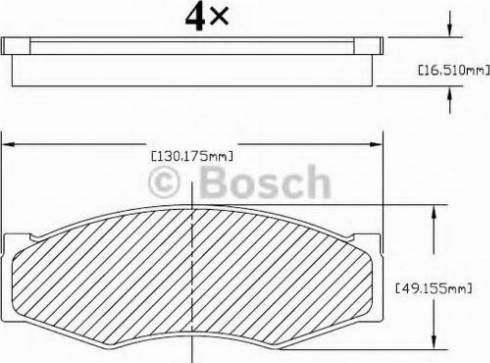 BOSCH F 03B 150 213 - Bremsbelagsatz, Scheibenbremse alexcarstop-ersatzteile.com