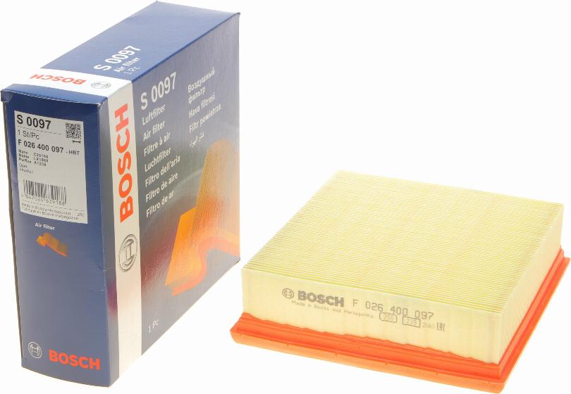 BOSCH F 026 400 097 - Luftfilter alexcarstop-ersatzteile.com