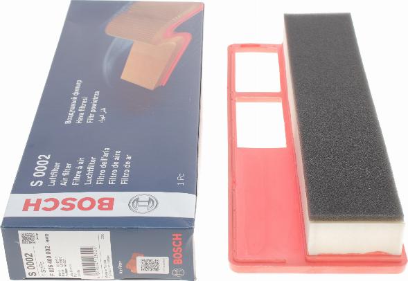 BOSCH F 026 400 002 - Luftfilter alexcarstop-ersatzteile.com