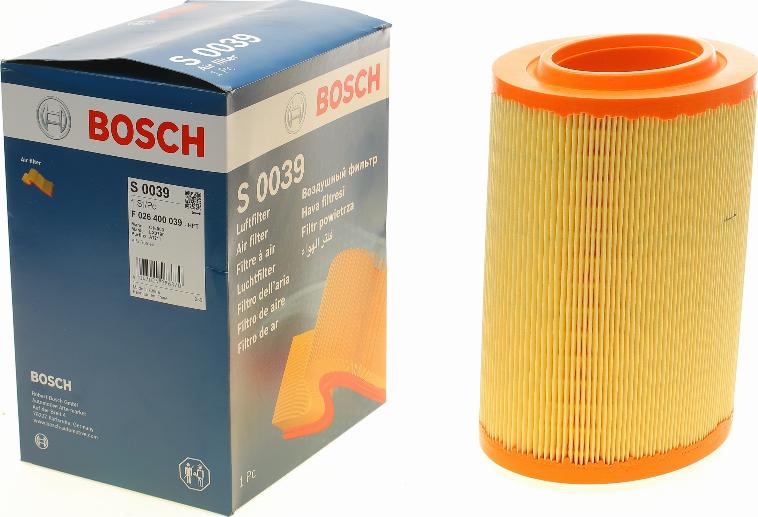 BOSCH F 026 400 039 - Luftfilter alexcarstop-ersatzteile.com