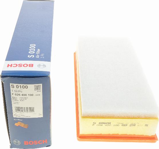 BOSCH F 026 400 100 - Luftfilter alexcarstop-ersatzteile.com