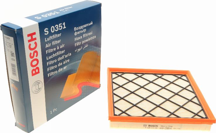 BOSCH F 026 400 351 - Luftfilter alexcarstop-ersatzteile.com