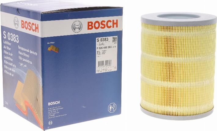 BOSCH F 026 400 383 - Luftfilter alexcarstop-ersatzteile.com