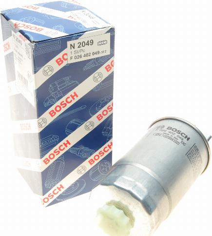 BOSCH F 026 402 049 - Kraftstofffilter alexcarstop-ersatzteile.com