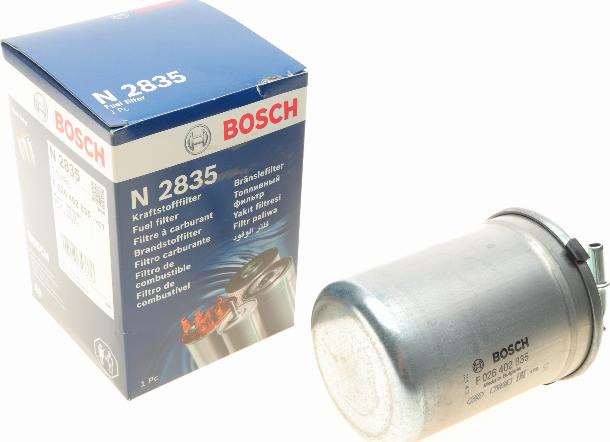 BOSCH F 026 402 835 - Kraftstofffilter alexcarstop-ersatzteile.com