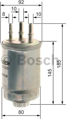 BOSCH F 026 402 229 - Kraftstofffilter alexcarstop-ersatzteile.com