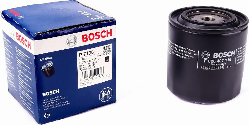 BOSCH F 026 407 136 - Ölfilter alexcarstop-ersatzteile.com