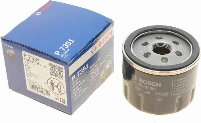 BOSCH F 026 407 351 - Ölfilter alexcarstop-ersatzteile.com