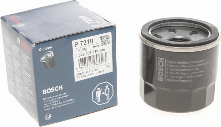 BOSCH F 026 407 210 - Ölfilter alexcarstop-ersatzteile.com