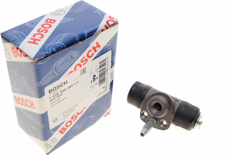 BOSCH F 026 009 260 - Radbremszylinder alexcarstop-ersatzteile.com