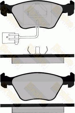 Valeo 671778 - Bremsbelagsatz, Scheibenbremse alexcarstop-ersatzteile.com