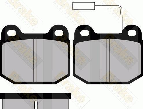 Brake Engineering PA937 - Bremsbelagsatz, Scheibenbremse alexcarstop-ersatzteile.com