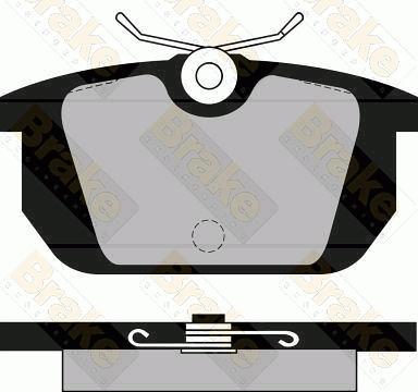 Brake Engineering PA461 - Bremsbelagsatz, Scheibenbremse alexcarstop-ersatzteile.com