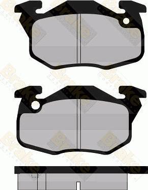 Brake Engineering PA437 - Bremsbelagsatz, Scheibenbremse alexcarstop-ersatzteile.com