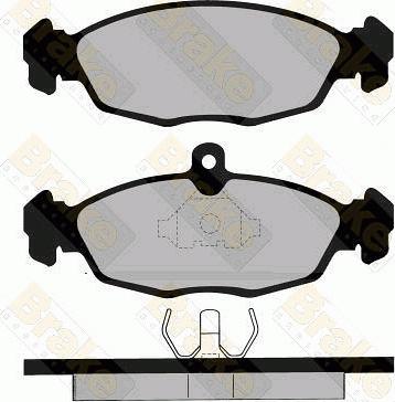 Brake Engineering PA597 - Bremsbelagsatz, Scheibenbremse alexcarstop-ersatzteile.com