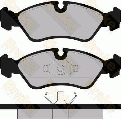 Brake Engineering PA511 - Bremsbelagsatz, Scheibenbremse alexcarstop-ersatzteile.com