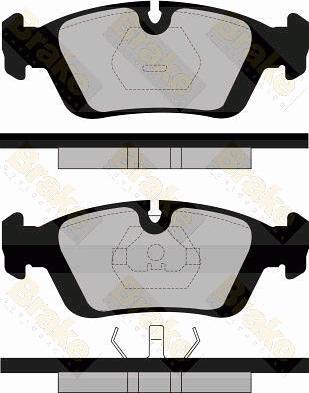 Brake Engineering PA602 - Bremsbelagsatz, Scheibenbremse alexcarstop-ersatzteile.com